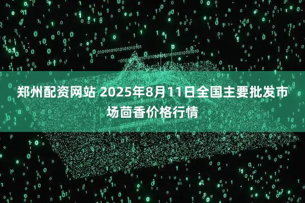 郑州配资网站 2025年8月11日全国主要批发市场茴香价格行情