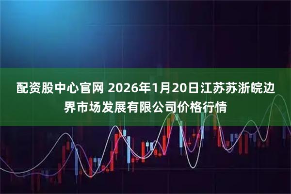 配资股中心官网 2026年1月20日江苏苏浙皖边界市场发展有限公司价格行情